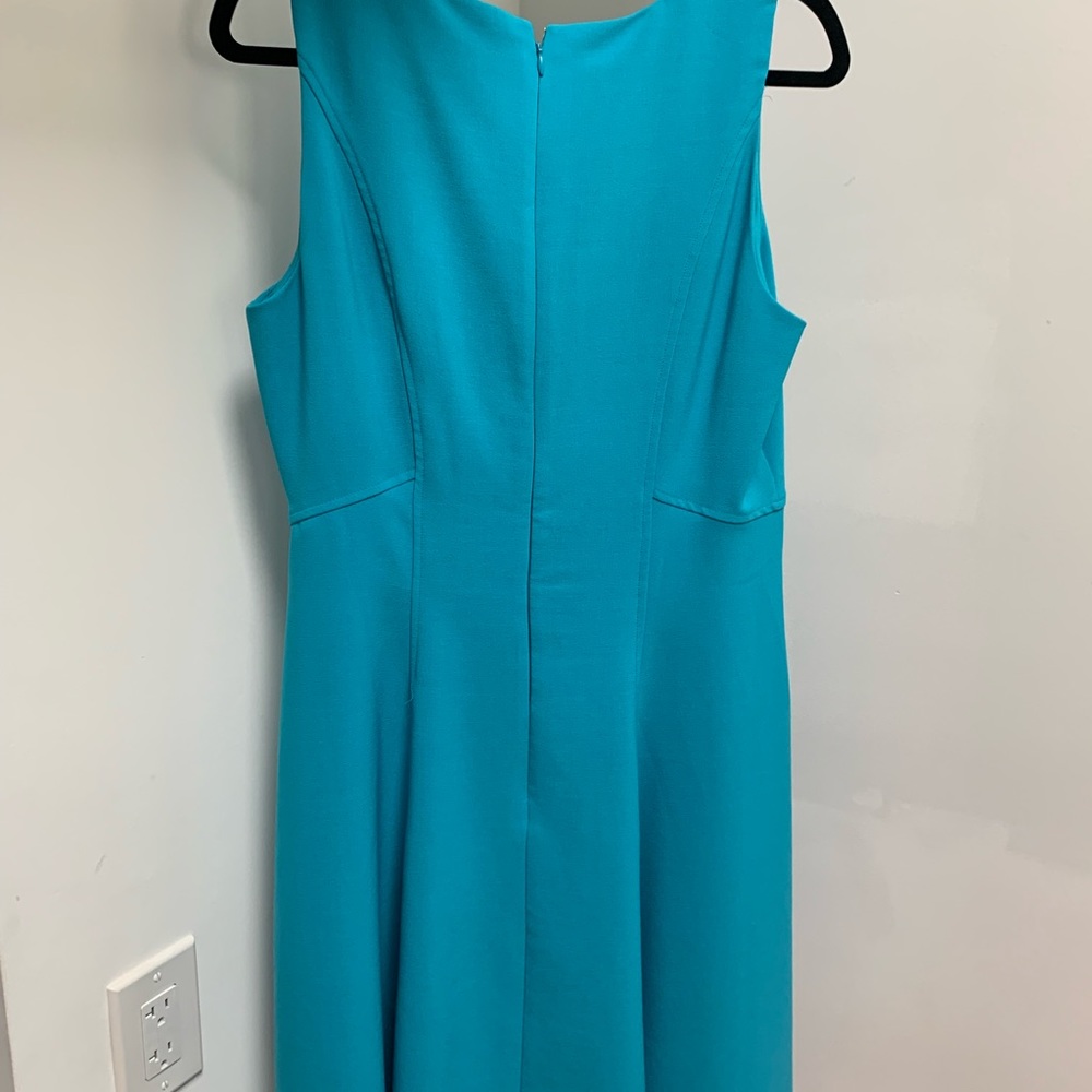 New York & Co Fit and flare Blue Dress, 2